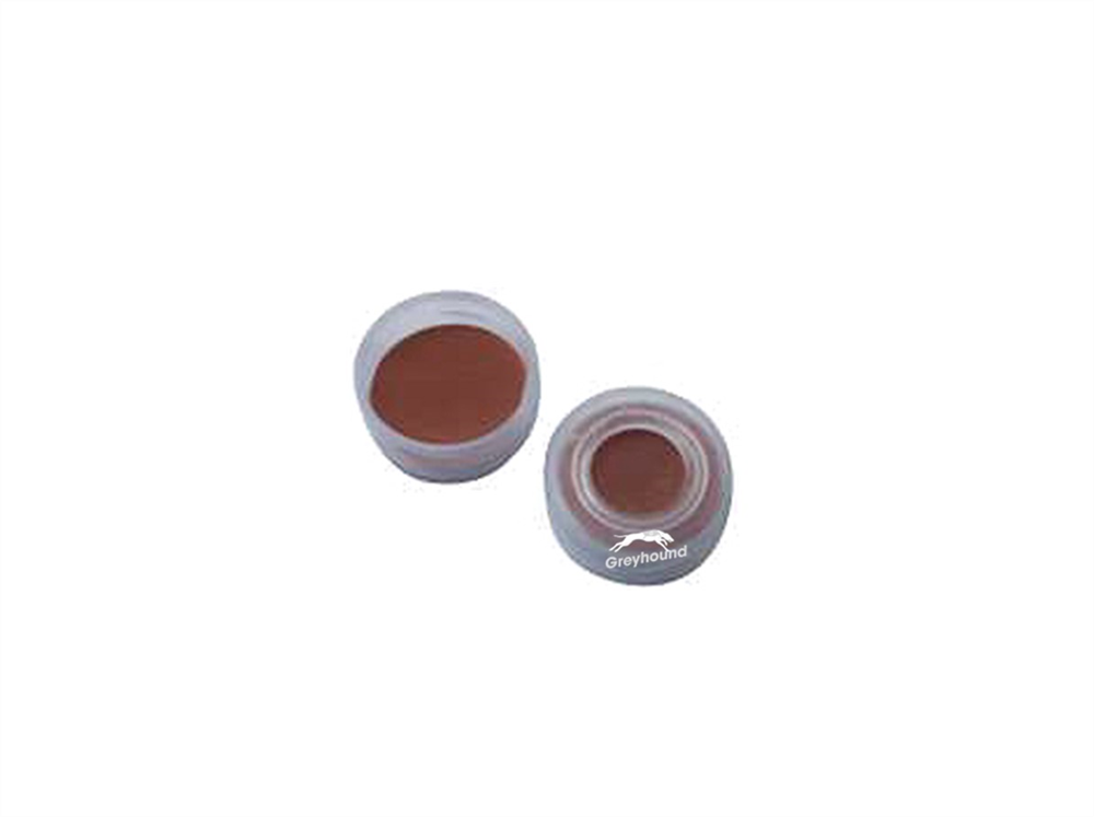 Picture of 11mm Snap Cap, Clear Polyethylene with PTFE/Butyl Rubber Septa